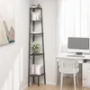 vidaXL Rohový regál s 5 policemi černý 45,5x31,5x180 cm Náhled obrázku produktu 2