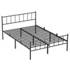 KUTAS Klassische Betten 140x200, Metallbett Schwarz mit Produktbild-Vorschau 2