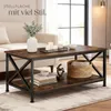tectake® Couchtisch Pittsburgh 100 x 55 x 45,5 cm Produktbild-Vorschau 8