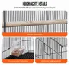 Voliera per uccelli VEVOR 76x46x45cm Gabbia per uccelli Anteprima dell’immagine prodotto 7