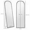 Specchio a figura intera HOMCOM, 161,5 x 50 cm, specchio da Anteprima dell’immagine prodotto 7