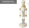 2tlg Set Kerzenleuchter Cracky Nussknacker weiß gold Produktbild-Vorschau 6