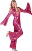 A woman is posing in a disco outfit. Produktbild-Vorschau