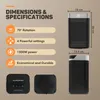 Vulpes Goods keramický ohřívač s ventilátorem, elektrický Náhled obrázku produktu 4