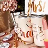 Oblique Unique Braut + Braut Crew Dosen Flaschen Sticker 10 Produktbild-Vorschau 4