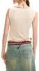 Beiges Damen-Tanktop mit U-Boot-Ausschnitt und Produktbild-Vorschau 4