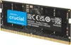 A close-up, angled view of a Crucial DDR5 SODIMM RAM module against a black background. Náhľad obrázku produktu