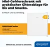 Exquisit Mini-Gefrierschrank, Gefrierschrank klein, 33 Produktbild-Vorschau 2