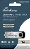 MediaRange MR1951 MediaRange USB-Stick schwarz, silber 16 Vista previa de la imagen del producto 3