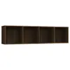 vidaXL Bücherschrank/TV-Schrank Eichen-Optik 143x30x36cm Produktbild-Vorschau 1