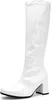 Schmalschaft Stiefel Stretchlack weiss Schuhgröße: 42 Produktbild-Vorschau 2