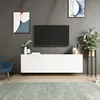 Skye Decor, Bílá, TV skříňky, bílá, melaminová dřevotříska, Náhled obrázku produktu 1