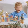Viga Polarb Sada drevených kociek vo vedre - 60 kusov Náhľad obrázku produktu 2