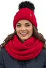 Vivisence Strickmütze damen - Bommelmütze Strickmützen Produktbild-Vorschau 2