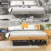 2er Pack Unterbettkommode Schwarz Unterbettbox Unterbett Produktbild-Vorschau 10