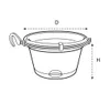 Green Basic Hängeampel lebhaft schwarz, Ø 28 cm Produktbild-Vorschau 8