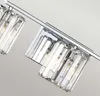 Wandleuchte Metall Glas G9 IP44 B: 57,8 cm Chrom poliert Produktbild-Vorschau 3