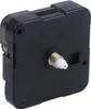 A close-up, angled view of a black quartz clock movement mechanism. Produktbild-Vorschau