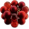 Christbaum-Micro-Kugeln Red rot Ø 3 cm aus Glas - 9er Set Produktbild-Vorschau 1