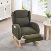 MODFU Schaukelstuhl mit verstellbare Fußstütze,Loungesessel Produktbild-Vorschau 1