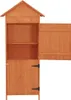 vidaXL Záhradná skriňa hnedá 42,5x64x190 cm Náhľad obrázku produktu 3