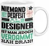 Designer Geschenk Tasse Lustige Geschenkidee für Designer Produktbild-Vorschau 1