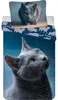 Juego de ropa de cama Dark Cat de algodón: funda de edredón Vista previa de la imagen del producto 5