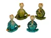 formano 4er Set Yoga-Schildkröten 11 cm Glänzende Produktbild-Vorschau 1