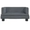 vidaXL Hundebett Dunkelgrau 60x40x30 cm Samt -  Hundebetten Produktbild-Vorschau 4