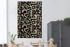 MuchoWow® Poster Pantherdruck - Schwarz - Grau 120x180 cm - Produktbild-Vorschau 2