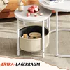 Couchtisch 2er‑Satztisch rund mit Stauraum, Beistelltisch Produktbild-Vorschau 3