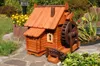 Wunderschöne große Wassermühle aus Holz im Blockhausstil Produktbild-Vorschau 1