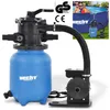 HECHT 302200 Sandfilter Anlage Pool | 12 kg Kapazität | 200 Produktbild-Vorschau 1