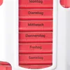 Relaxdays Pillendose 7 Tage, wöchentliche Tablettenbox, 4 Produktbild-Vorschau 9