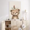Wanddeko 80x120 cm - Kinder Bohemian - Bär - Boho, Produktbild-Vorschau 4