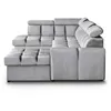 Ecksofa Gomez U-Form links mit Schlaffunktion und 2x Produktbild-Vorschau 3