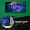 Wohnzimmer-Bild Leinwand Uhr 60x30 Gemälde Weltraum Galaxie Produktbild-Vorschau 5