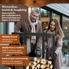 BLACK OAK Kaminholzregal JACK 150×100×25cm – Stahl schwarz Produktbild-Vorschau 6
