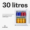 Klarstein Chladnička, mini chladnička so sklenenými Náhľad obrázku produktu 2