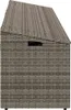 vidaXL Záhradný box na vankúše sivý 220x50x58 cm polyratan Náhľad obrázku produktu 4