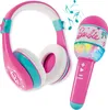 Set casti PC si microphone Barbie copii, Lisciani, Voir les images du produit 1