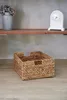 VIVANNO Regalkorb Wasserhyazinthe LANTA Rechteckig, Natur Produktbild-Vorschau 3