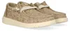 HEYDUDE Wendy Sequin Lace Damens Halbschuhe Olive Grey Produktbild-Vorschau 2