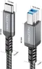 deleyCON 0,5m USB 3.0 Kabel Kurz USB-C auf USB-B Stecker Produktbild-Vorschau 2