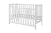 ZEE BAMBI Weiß Beistellbett Baby mit Rollen 120x60 cm Produktbild-Vorschau 4