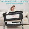 Beistellbett höhenverstellbar Babybett mit Rollen Produktbild-Vorschau 4