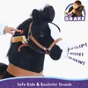 PonyCycle Klassisch Modell U Schwarzes Pferd Reitspielzeug Produktbild-Vorschau 4