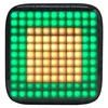 A square-shaped electronic device with a grid of green and yellow lights. Voir les images du produit