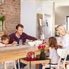 Relaxdays Servierwagen, Teewagen mit 2 Etagen, Bambus & Produktbild-Vorschau 3