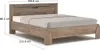 nabbi Manželská posteľ s roštom Soraya LB-160 160x200 cm - Náhľad obrázku produktu 2